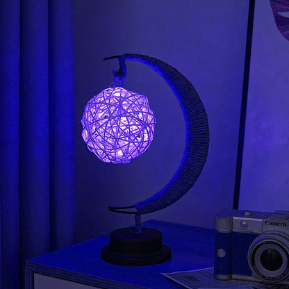 Soft Moon Glass Table Lamp