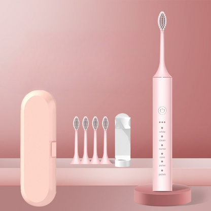 Electric Toothbrush with Replaceable Heads