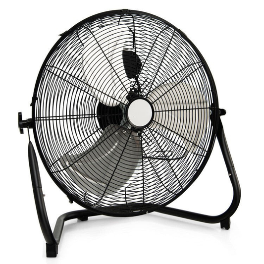 Powerful 20-Inch Metal Floor Fan with 3 Speed Settings - Glamry