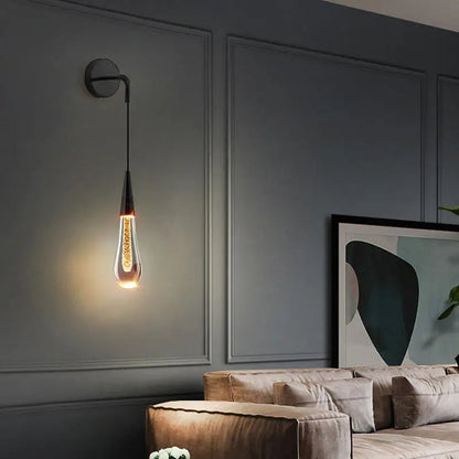 Elegant Drop Shaped LED Wall Light