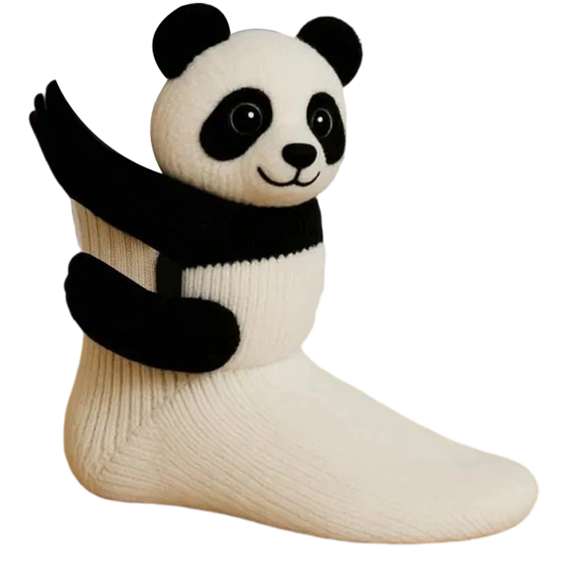 Fun Cartoon Character Cozy Socks