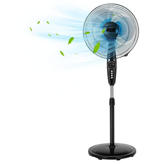 Quiet 16 Inch Oscillating Floor Fan - Glamry