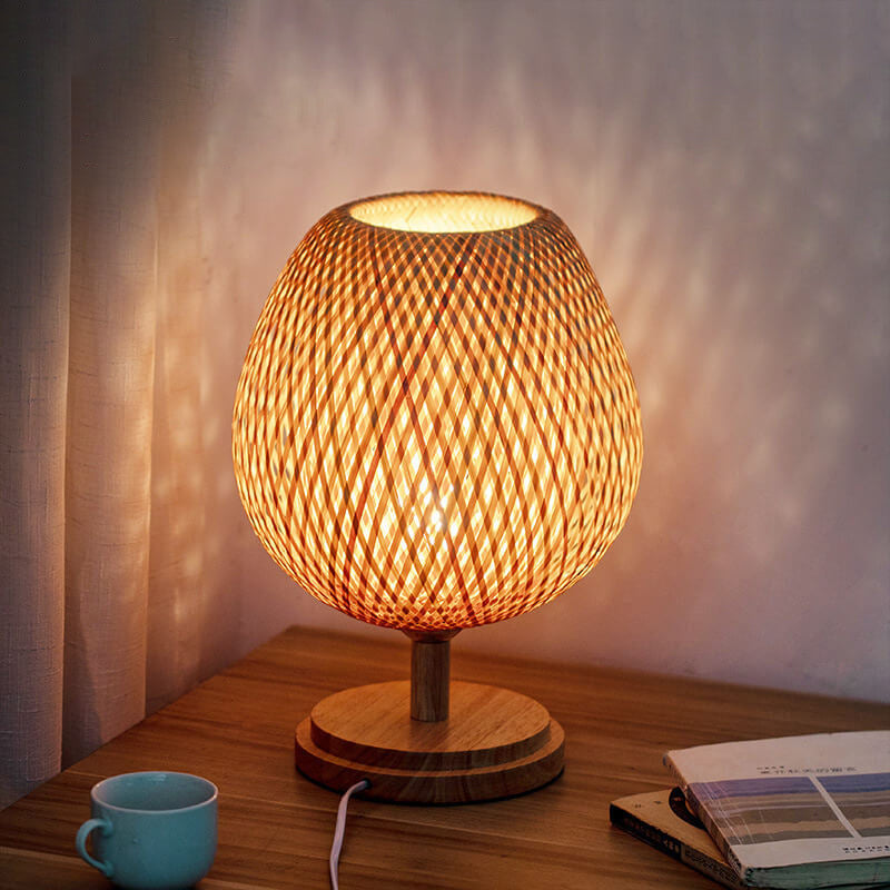 Vintage Bamboo Desk Lamp - Glamry