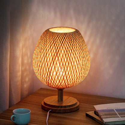 Vintage Bamboo Desk Lamp - Glamry
