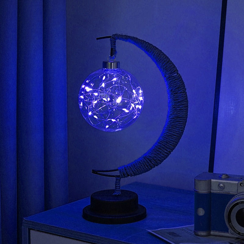 Soft Moon Glass Table Lamp