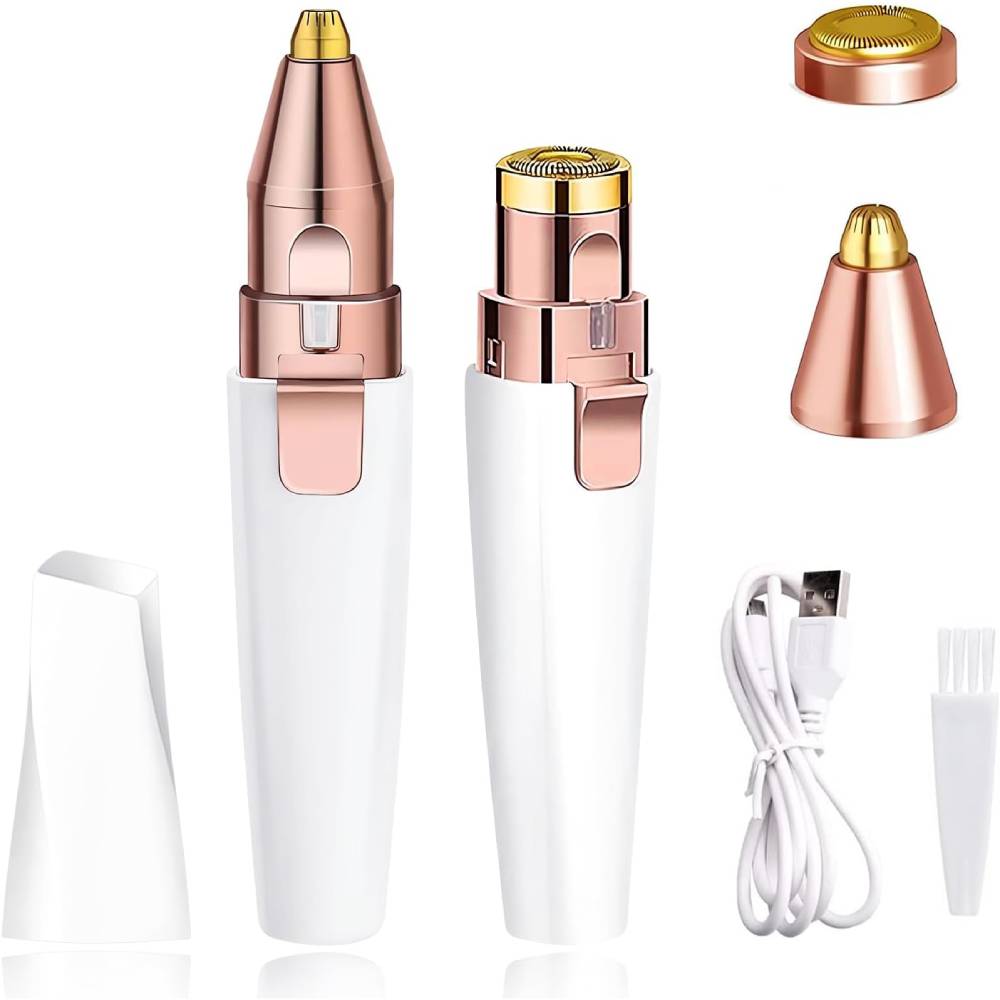 2 in 1 Eyebrow Trimmer and Facial Hair Removal