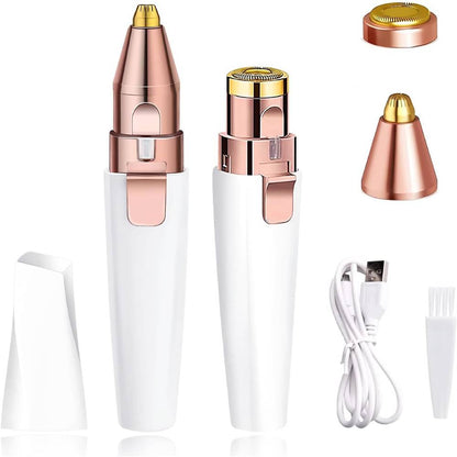 2 in 1 Eyebrow Trimmer and Facial Hair Removal