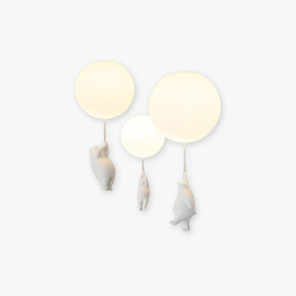 Fun Bear Cloud Ceiling Light for Children - Glamry