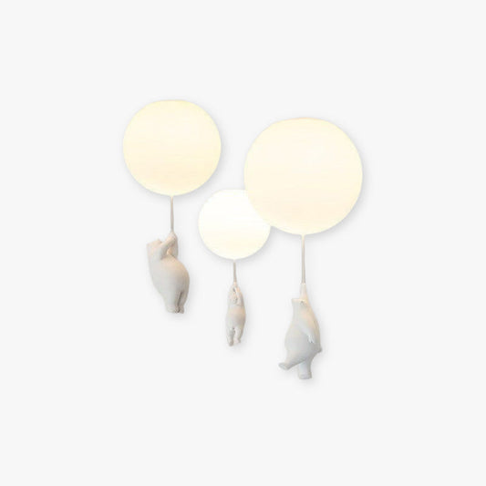 Fun Bear Cloud Ceiling Light for Children - Glamry