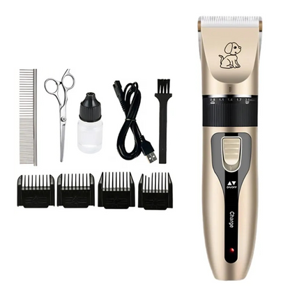 Quiet Pet Grooming Clippers with Rechargeable Battery