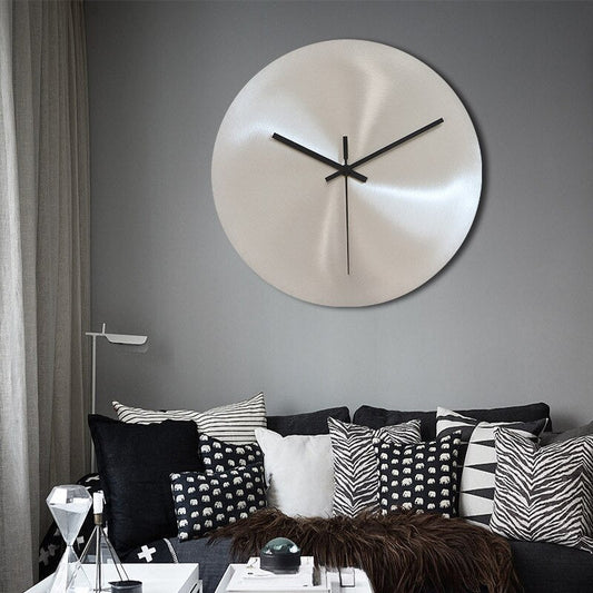 Slim Stainless Steel Wall Clock - Glamry