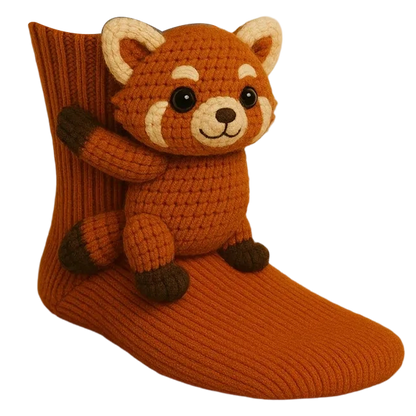 Fun Cartoon Character Cozy Socks