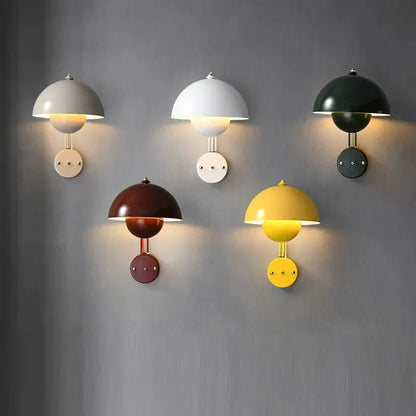 Funghi Shaped Wall Light Fixture