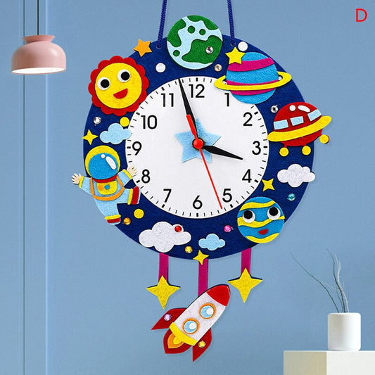 Shining Night Sky Wall Clock - Glamry