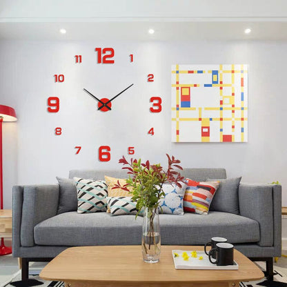Large Decorative Round Wall Clock