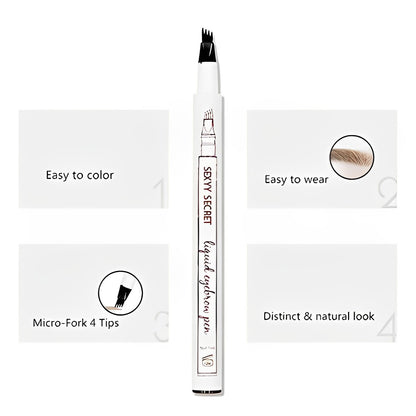 4 Pcs/ 4 Fork Eyebrow Pencil