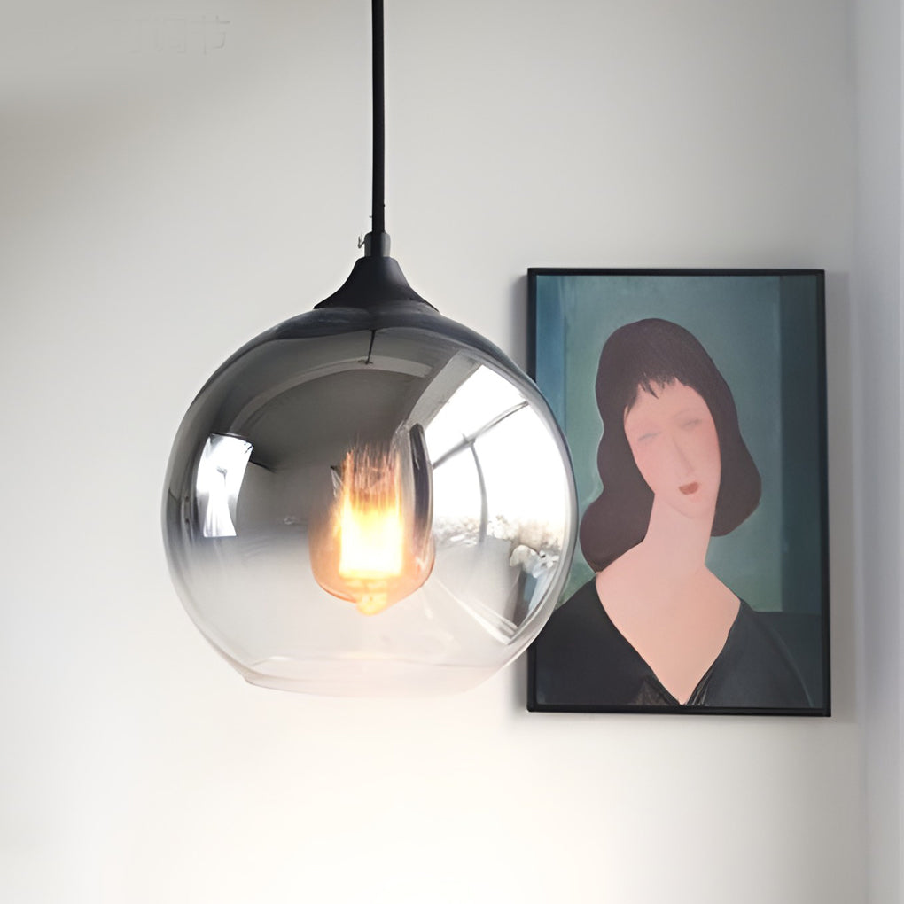 Beautiful Glass Pendant Light Fixture