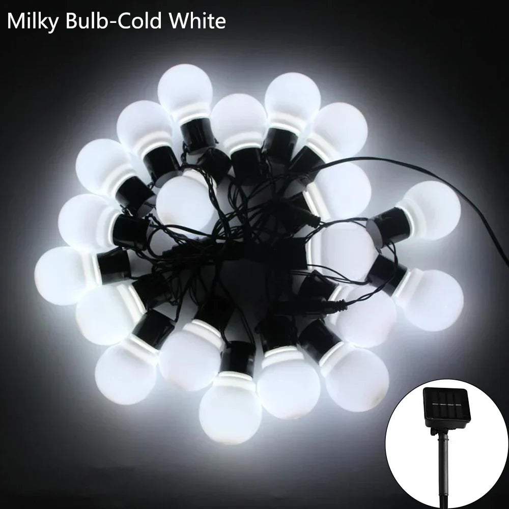 Bright Solar Powered Garden String Lights
