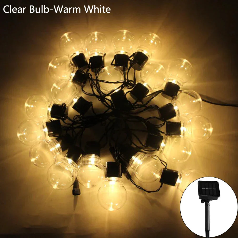 Bright Solar Powered Garden String Lights