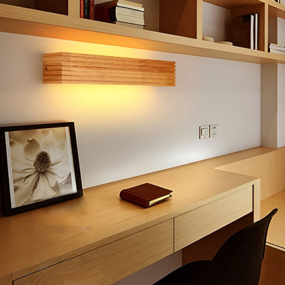 Bright LED Modern Rectangular Wall Mirror Light