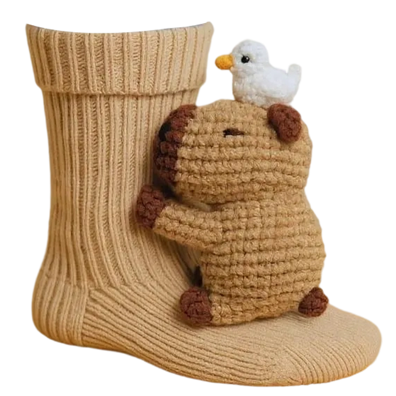 Fun Cartoon Character Cozy Socks