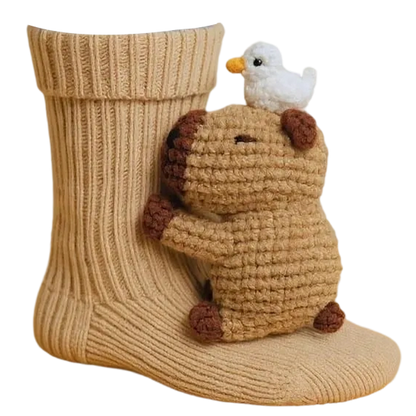 Fun Cartoon Character Cozy Socks