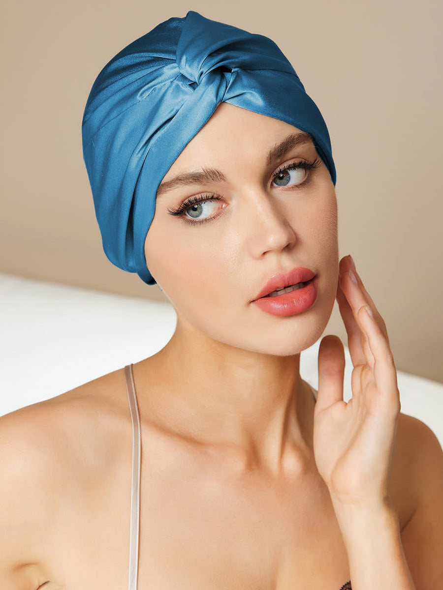 Soft Silk Sleep Cap for Women's Nightwear Comfort