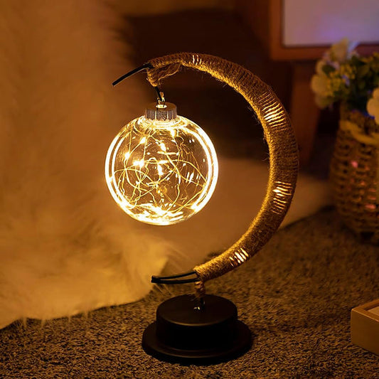 Soft Moon Glass Table Lamp - Glamry