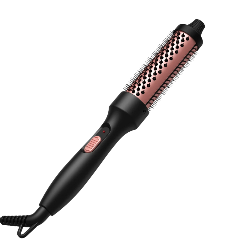 Heat Ceramic Curling Hair Brush - Glamry