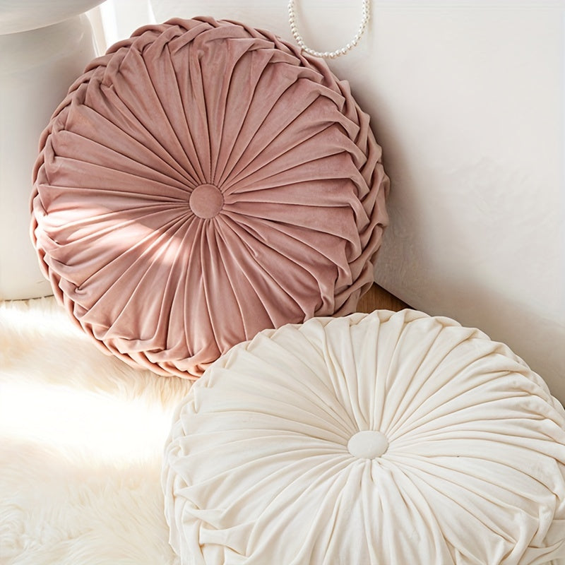 Plush Round Pillow for Warm Home Decor - Glamry