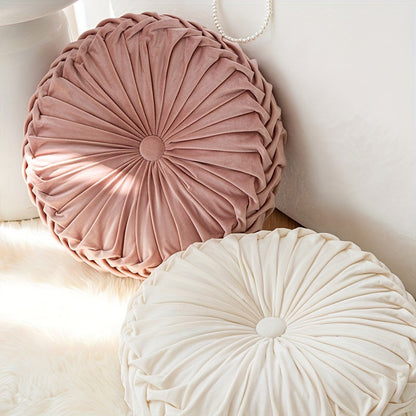 Plush Round Pillow for Warm Home Decor - Glamry