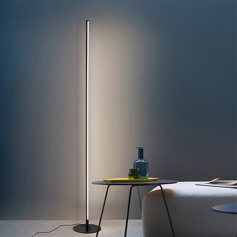 Slim LED Floor Lamp with Remote Control