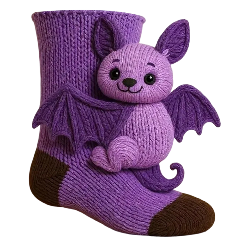 Fun Cartoon Character Cozy Socks