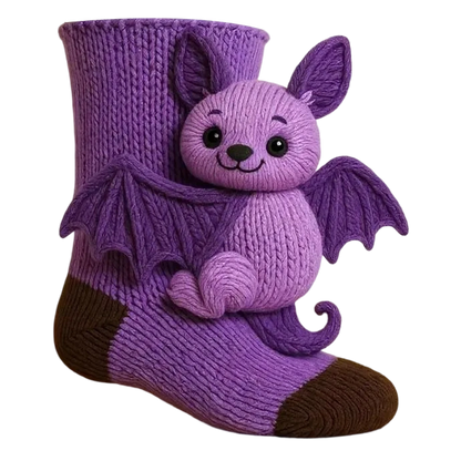 Fun Cartoon Character Cozy Socks