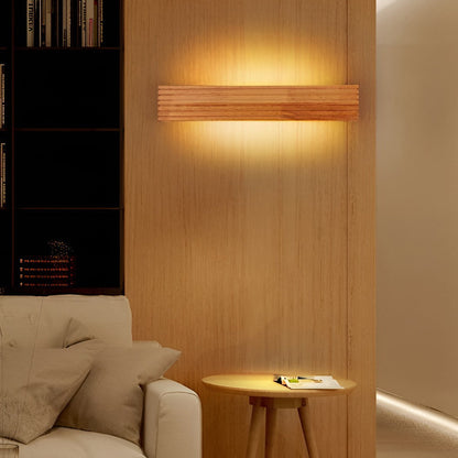 Bright LED Modern Rectangular Wall Mirror Light