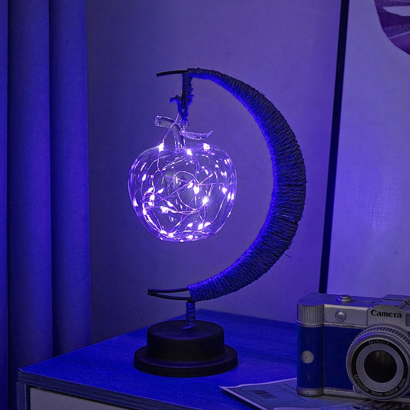 Soft Moon Glass Table Lamp