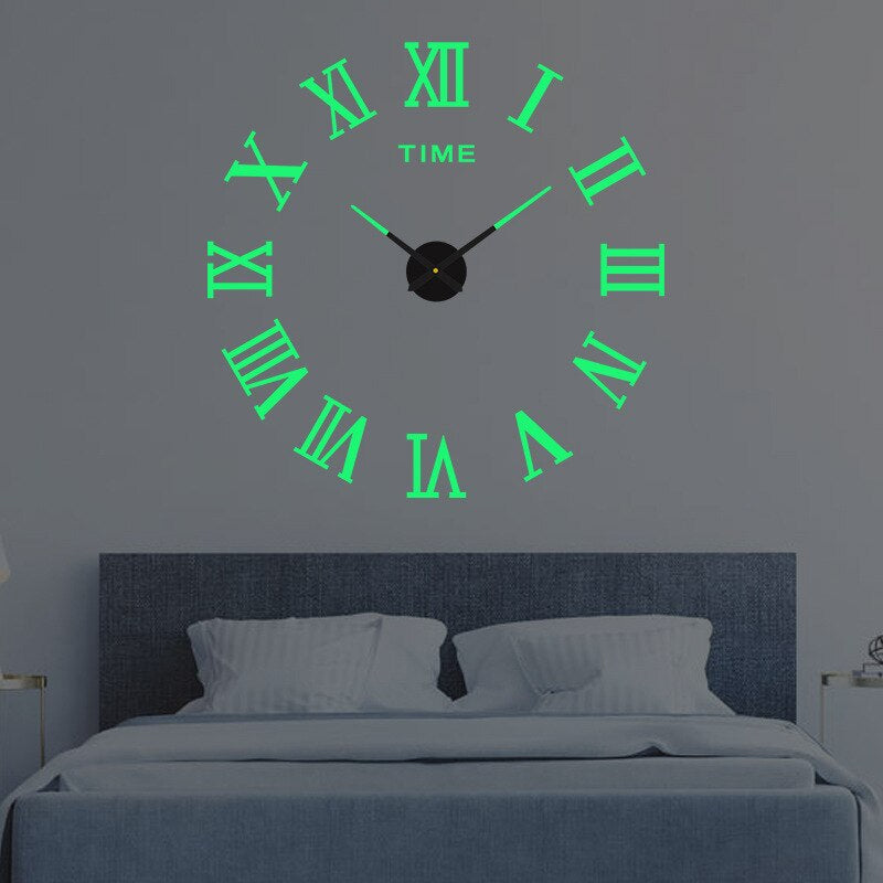 Large Decorative Round Wall Clock