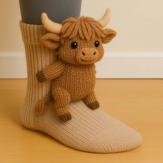 Fun Cartoon Character Cozy Socks - Glamry
