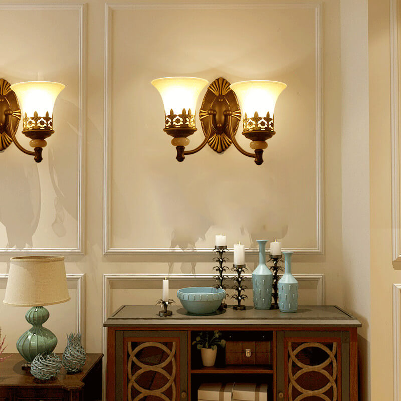 Retro Style Double Light Lamp Fixture - Glamry