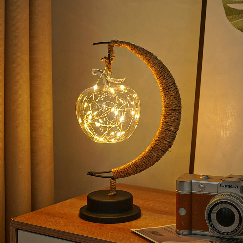 Soft Moon Glass Table Lamp