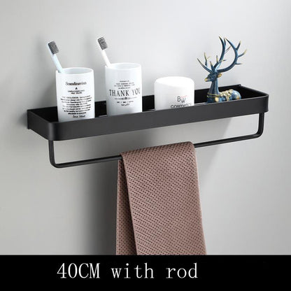 Sleek Metal Wall Mounted Shelf