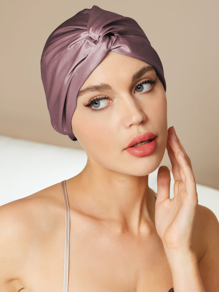 Soft Silk Sleep Cap for Women's Nightwear Comfort