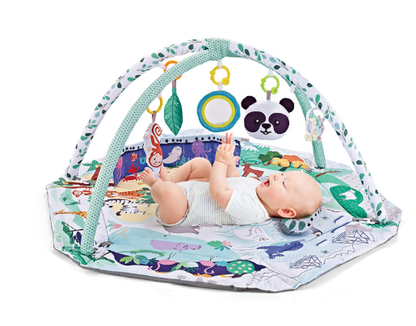 Large Baby Playmat with Detachable Toy Set - Soft Foam Floor Mat - Glamry