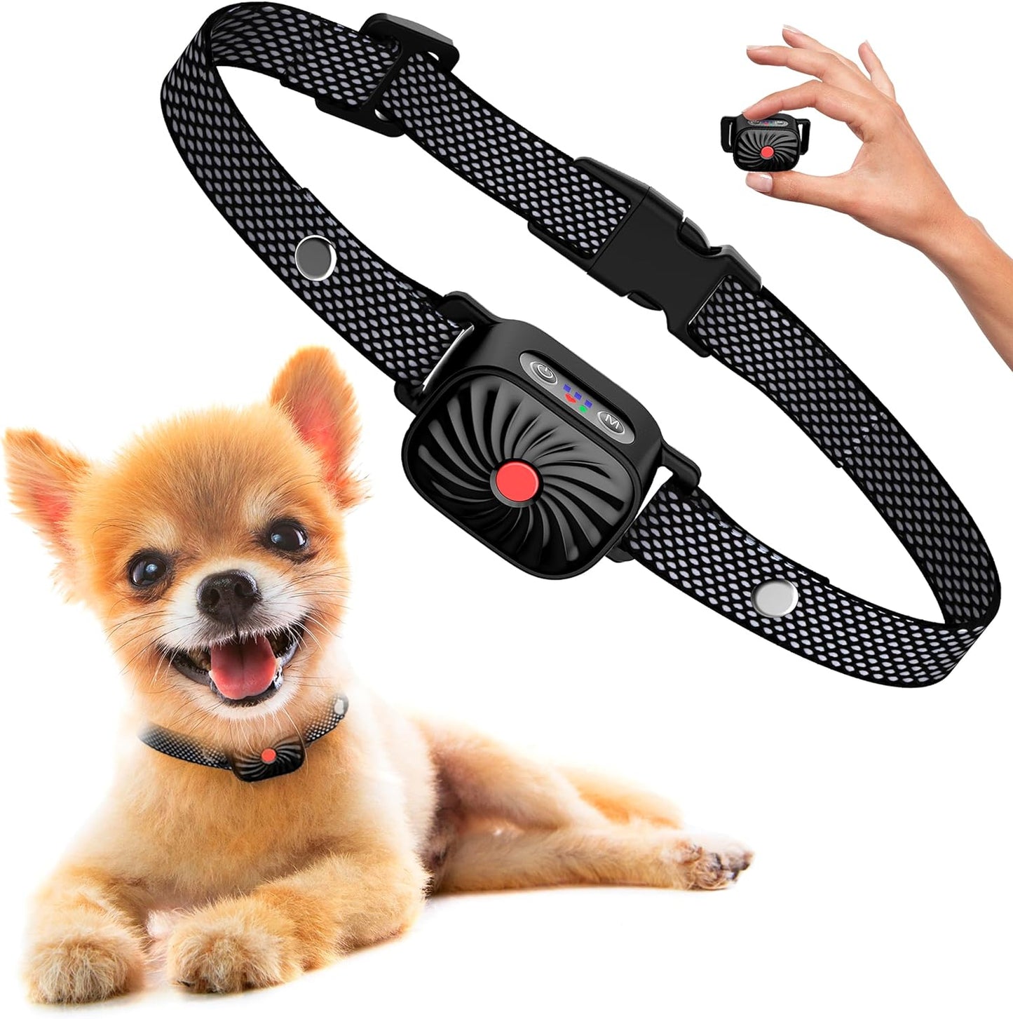 Effective No Bark Dog Collar Adjustable Control - Glamry