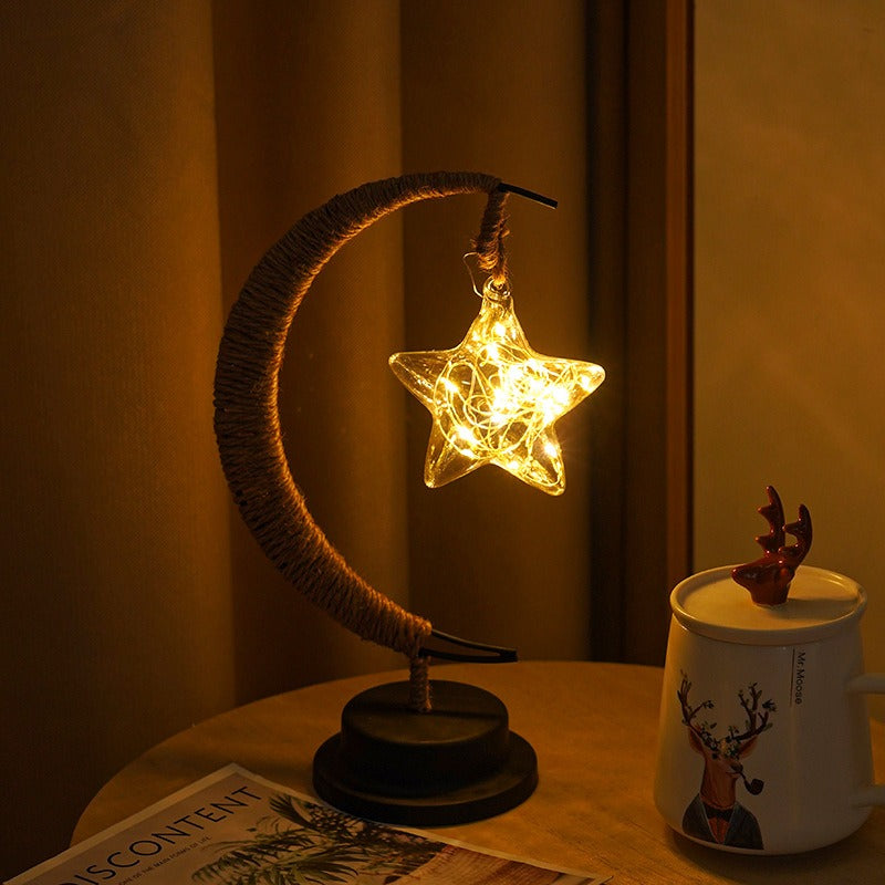 Soft Moon Glass Table Lamp