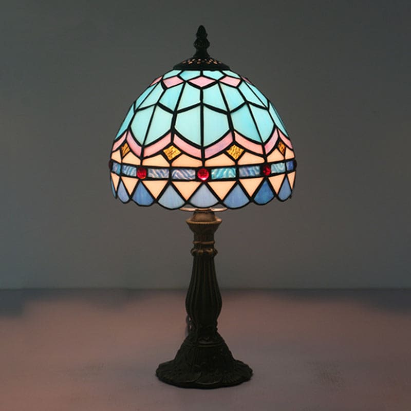 Colorful Stained Glass Table Lamp