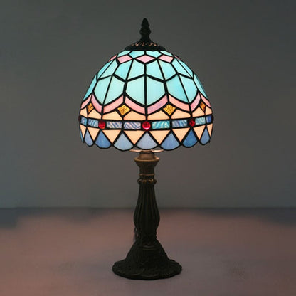 Colorful Stained Glass Table Lamp