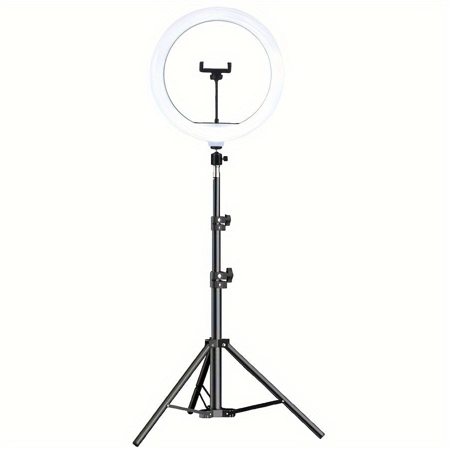 Portable LED Ring Light with Stand and Phone Mount - Glamry