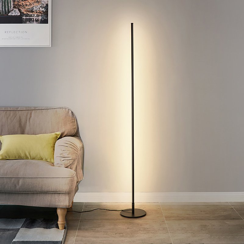 Slim LED Floor Lamp with Remote Control - Glamry
