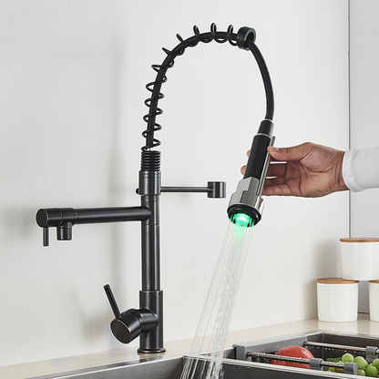 Dual Handle Kitchen Sink Faucet